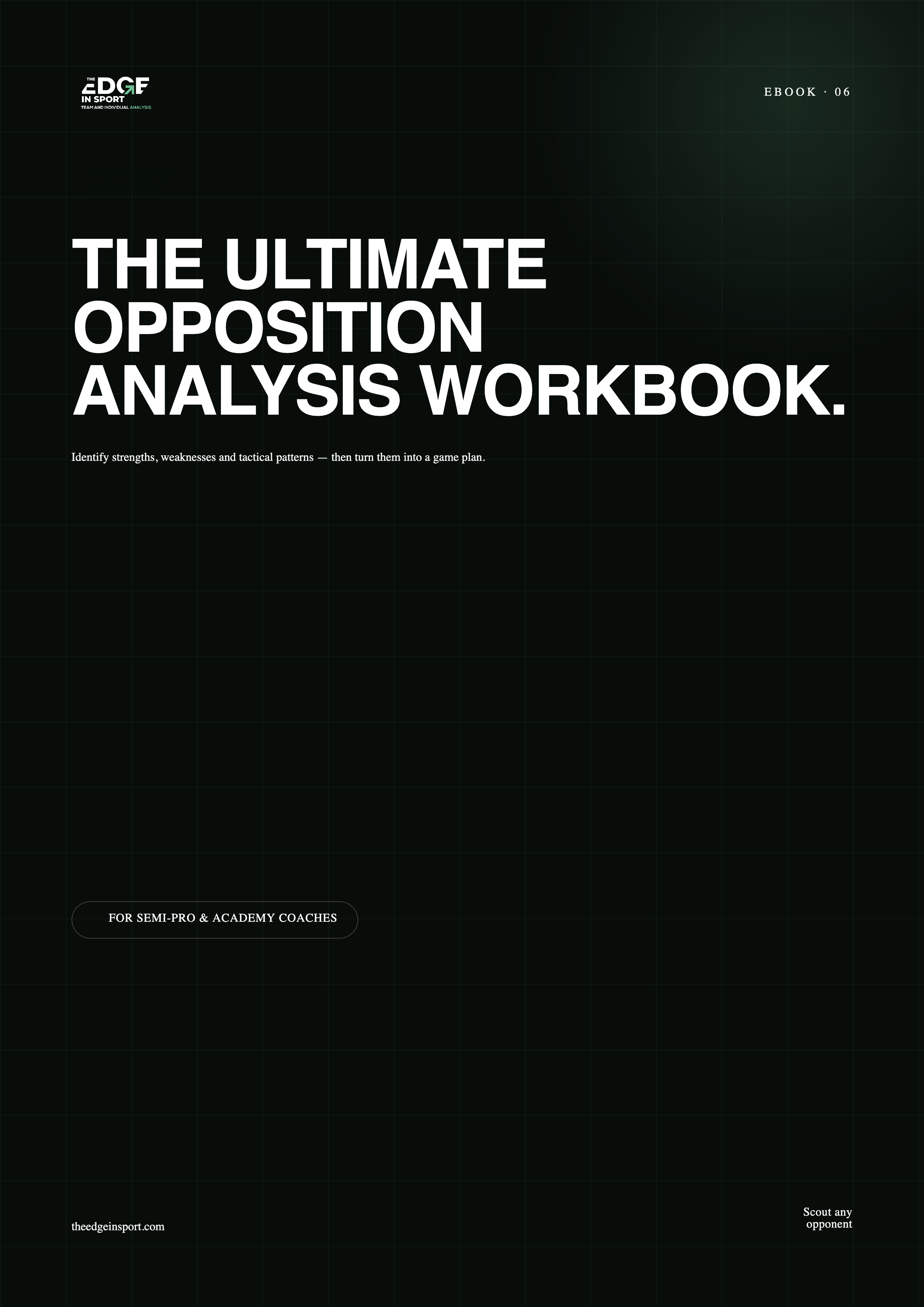 The Ultimate Opposition Analysis Workbook eBook cover